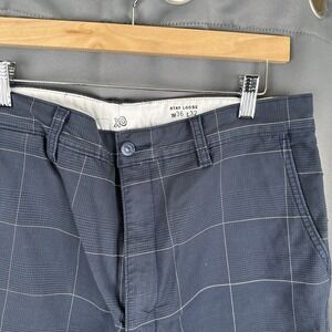 Levi's Pants 36x32 XO Chino Stay Loose Workwear Check Plaid Blue